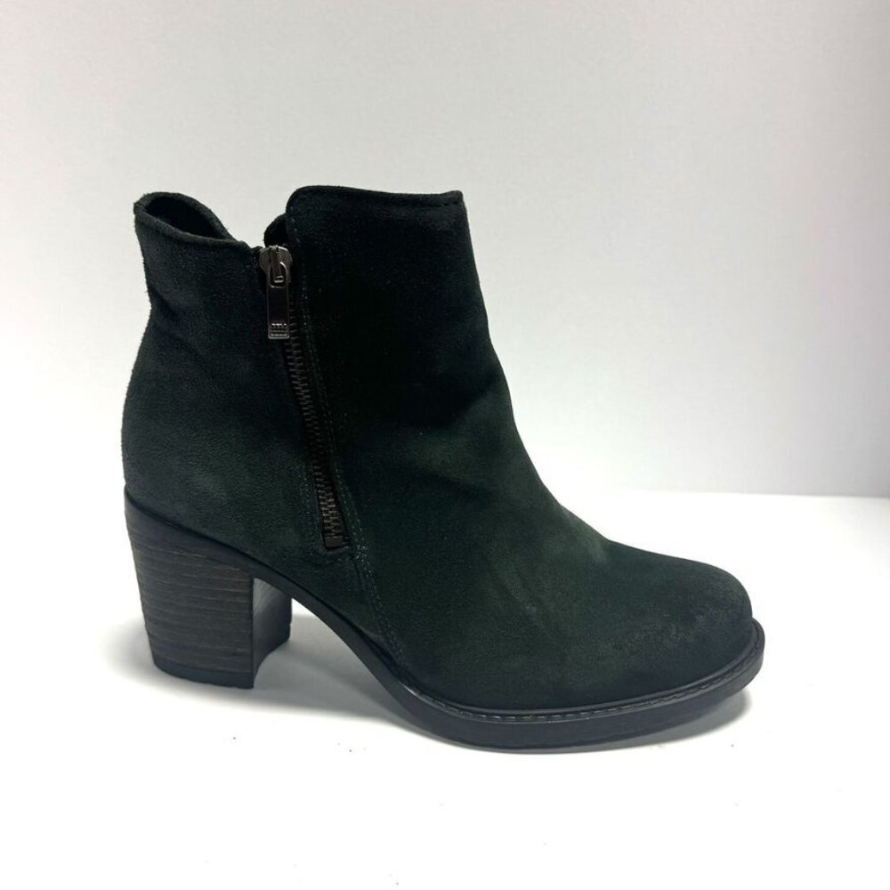 Eric Michael Womens Allegra Bootie Green Suede Size EU39 M US8.5-9